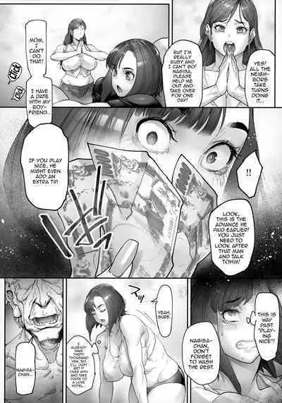 Kaigo Beit de Iroboke Jijii no Gouin na Yokkyuu to Okane no Mae ni Chitai o Sarasu JK