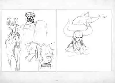 ALICESOFT ORION SCRIBBLES with CROQUIS ULTIMATE EDITION VOL.4 織音計画特別版  ラフ画集