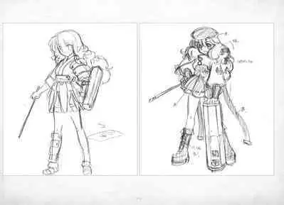 ALICESOFT ORION SCRIBBLES with CROQUIS ULTIMATE EDITION VOL.4 織音計画特別版  ラフ画集