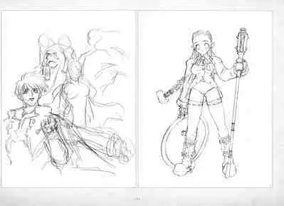 ALICESOFT ORION SCRIBBLES with CROQUIS ULTIMATE EDITION VOL.3 織音計画特別版  ラフ画集